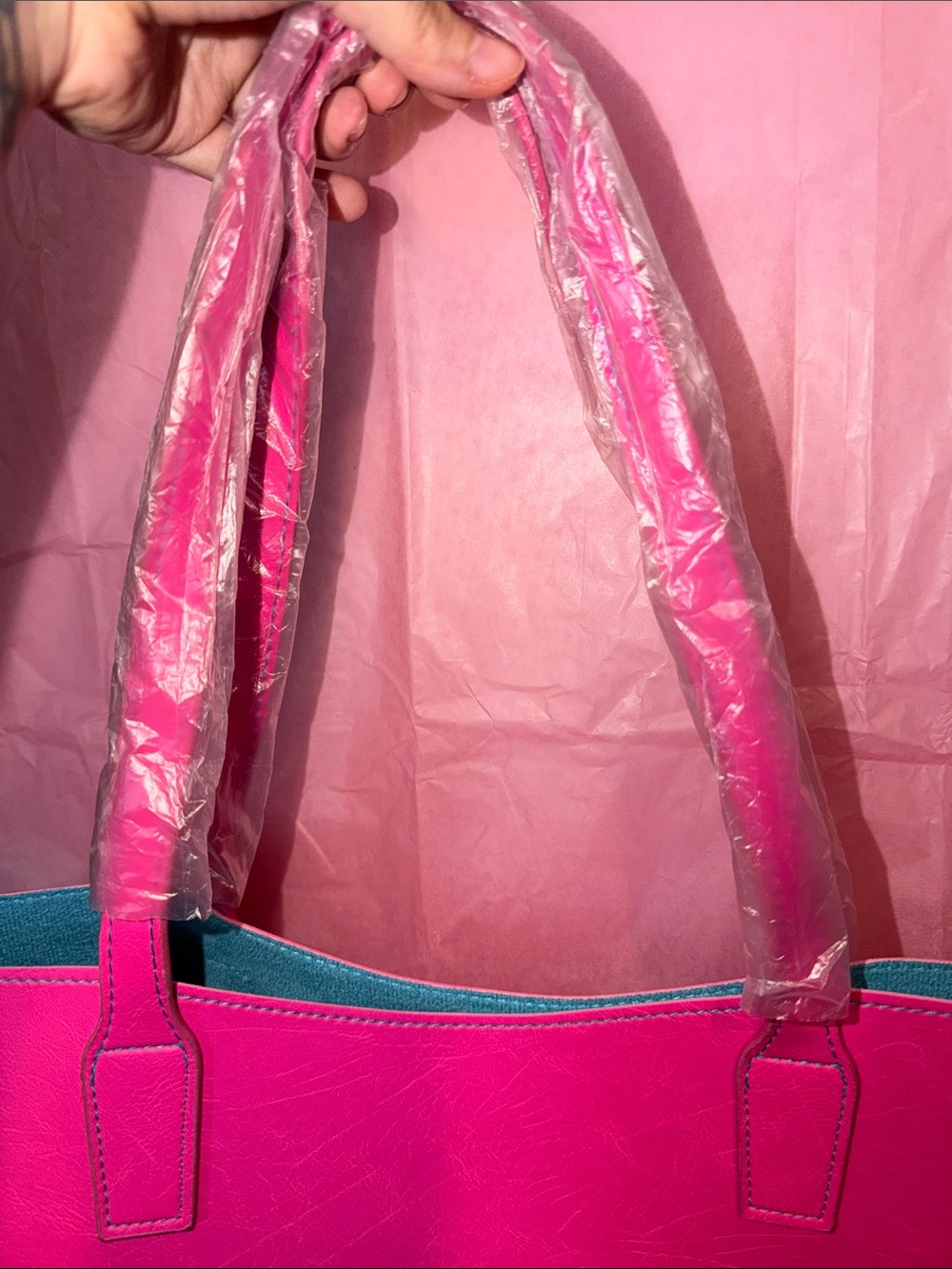 Juicy Couture Hot Pink Signature Tote Bag - Picture 5 of 8